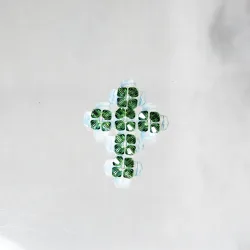  - Brooch Chastity -  - Laiton argenté